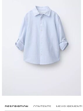 Zara Boys Striped Button-Down Shirt